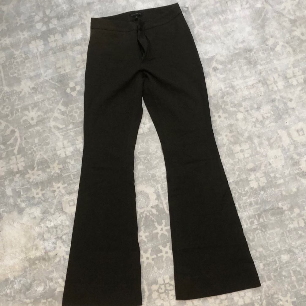 Green Flare dress pant